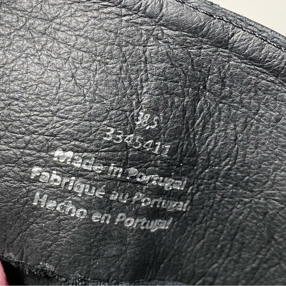 New! Free People Black Leather Heeled Tall Boot 8 1/2 - Picture 11 of 14